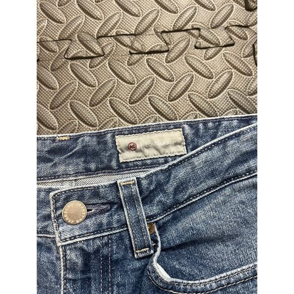 AG Womens Contour 360 Remy Low Rise Boxy Straight Japan Jeans Blue Y2K Size 23 - Picture 2 of 10